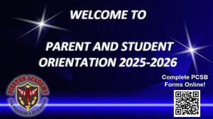 Disston Academy Orientation